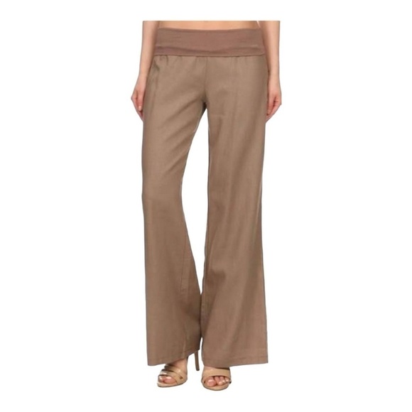 Love Tree pull on linen blend pants size S - Picture 4 of 9